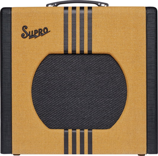 Supro Delta King 12 - 15 Watt 1x12 Guitar Amp Combo w/ Reverb - Tweed & Black
