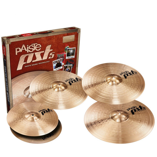 Paiste PST5 14/16/20 Cymbal Pack with BONUS 18" Crash