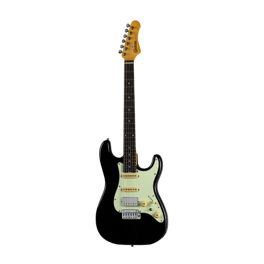 Crafter Silhouette HSS Electric Guitar - Cosmic Black