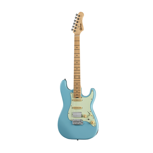 Crafter Silhouette HSS Electric Guitar - Day Blue