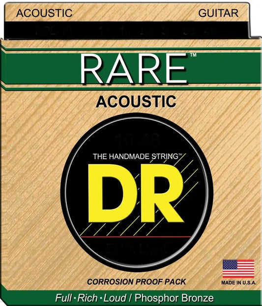 DR Strings 'RARE' Acoustic Guitar String Set - 12-54