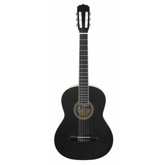 Aria Fiesta 4/4-Size Classical/Nylon String Guitar Black