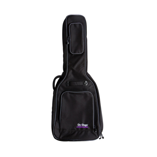 On Stage Deluxe Acoustic Guitar Gig Bag in Black