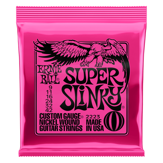 Ernie Ball Electric Guitar Strings Set 9/42 Super Slinky
