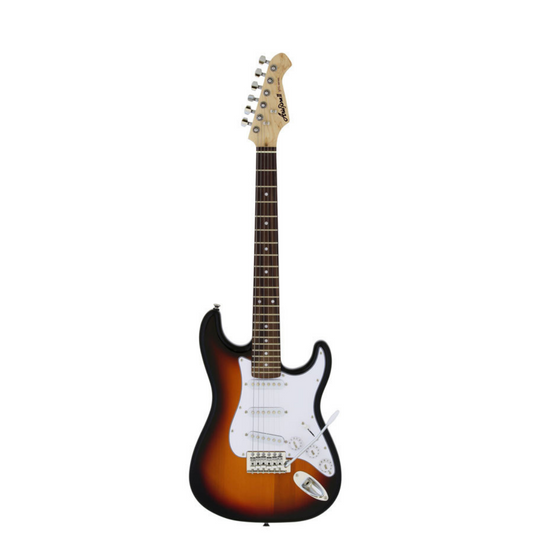 Aria STG-MINI Series 3/4 Size Electric Guitar in 3-Tone Sunburst