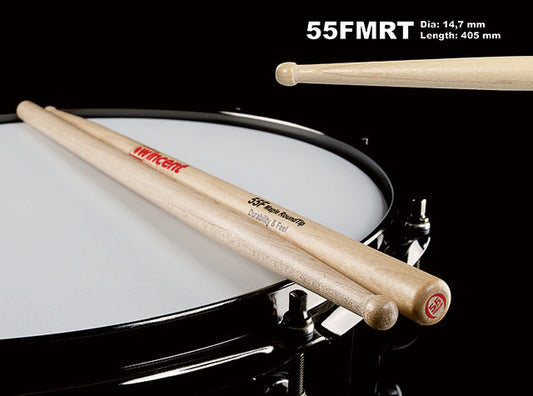Wincent 55F USA Maple Round Tip Drum Sticks